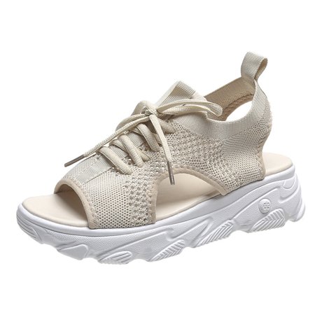Women Wedge Sandals Elegant PU Leather Tie-up Fine Mesh Non-slip Heels Summer Shoes for Casual Daily
Women Wedge Sandals Elegant PU Leather Tie-up Fine Mesh Non-slip Heels Summer Shoes for Casual Daily