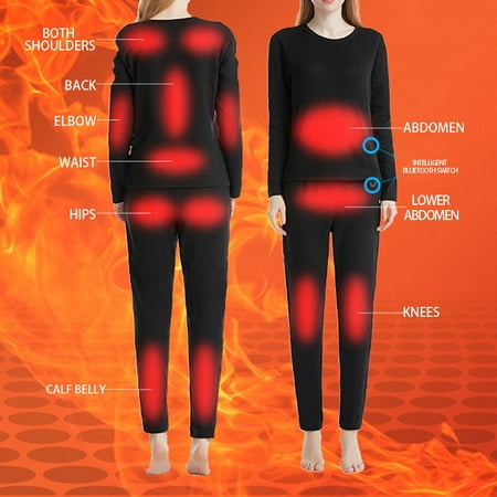 Simplmasygenix Thermal Underwear for Women Men Intelligent Electric Charging and Velvet Thickened Warm Keeping Suit In Winter Women
Simplmasygenix Thermal Underwear for Women Men Intelligent Electric Charging and Velvet Thickened Warm Keeping Suit In Winter Women