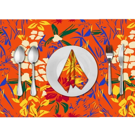 eloria Floral Printed Table Heat Resistant Placemats Dining Table Mats With Napkins Cotton Canvas Size : 12x18 Inches | Pack of 6
eloria Floral Printed Table Heat Resistant Placemats Dining Table Mats With Napkins Cotton Canvas Size : 12x18 Inches | Pack of 6