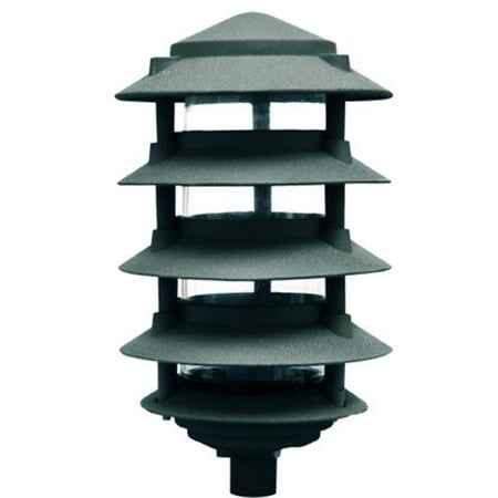 Dabmar Lighting D5550-G 40W 120V Cast Aluminum Five Tier Pagoda Light with 0.50 in. Base Green
Dabmar Lighting D5550-G 40W 120V Cast Aluminum Five Tier Pagoda Light with 0.50 in. Base Green