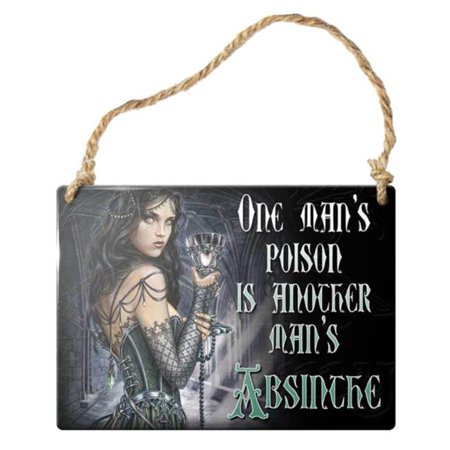 Alchemy Gothic ALHS4 One Mans Poison Sign