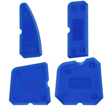 4pcs Silicone Sealant Tool Caulk Remover Grouting Mastic Finishing Smoothing