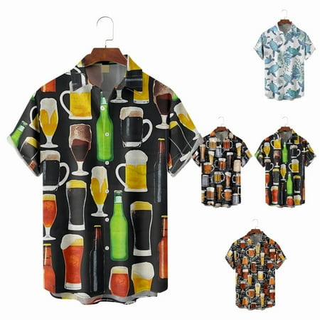 Big & Tall Men Casual Button Down Short Sleeve Tops Shirt Lapel Print Funky Tops Up to 8XL
Big & Tall Men Casual Button Down Short Sleeve Tops Shirt Lapel Print Funky Tops Up to 8XL
