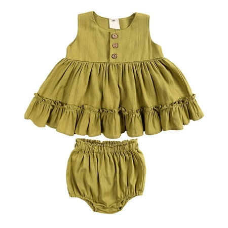 Dopebox Toddler Baby Girls Dress Summer Cotton Linen Girl Baby Vest Skirt Leaf Petticoat Princess Skirt Bag Fart Pants Two-piece Set
Dopebox Toddler Baby Girls Dress Summer Cotton Linen Girl Baby Vest Skirt Leaf Petticoat Princess Skirt Bag Fart Pants Two-piece Set