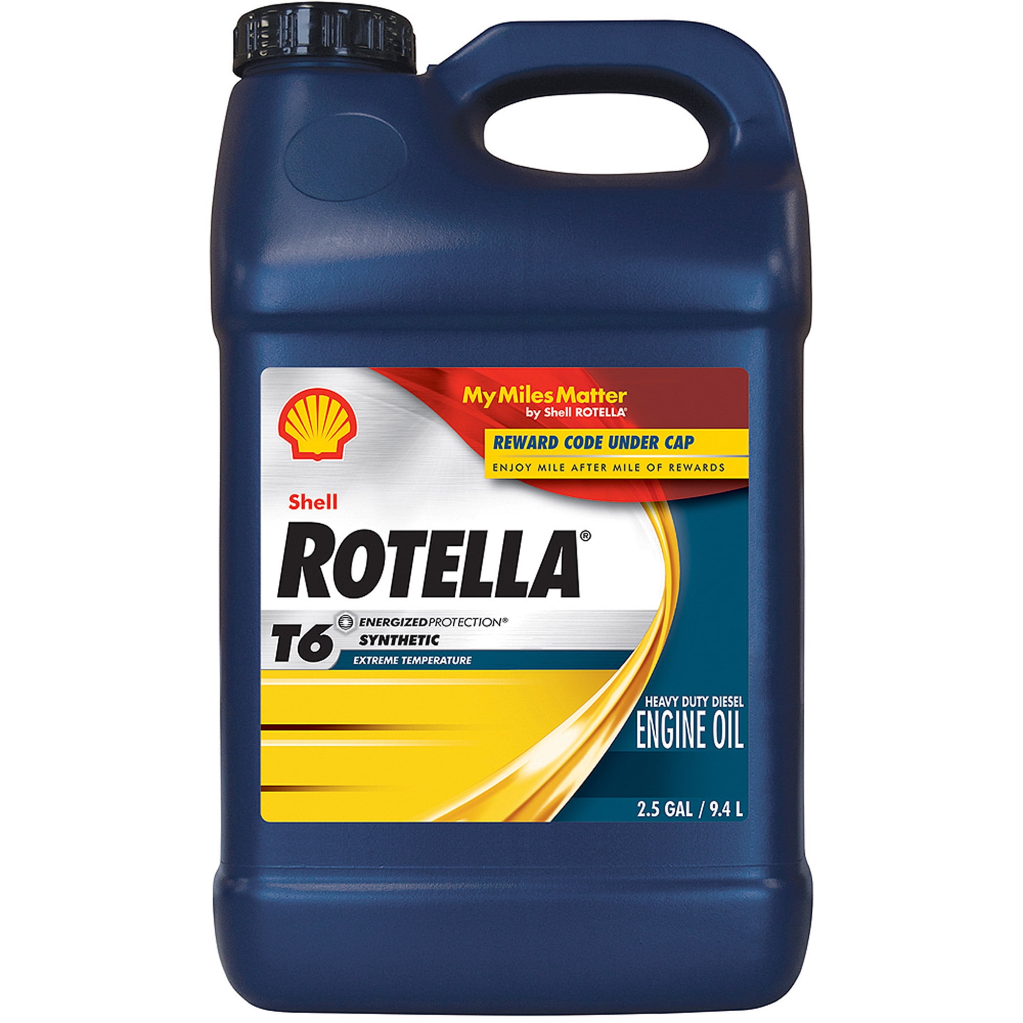 Rotella T6 5W40 Motor Oil, 2.5 gal - Walmart.com