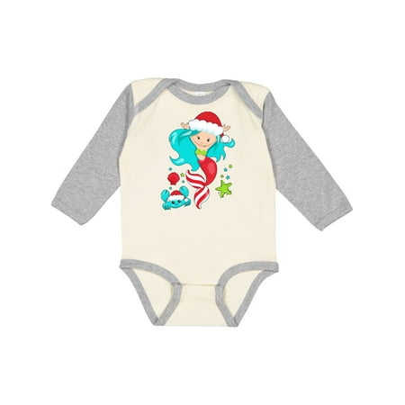 Inktastic Christmas Holiday Mermaid with Cute Crab Gift Baby Boy or Baby Girl Long Sleeve Bodysuit
Inktastic Christmas Holiday Mermaid with Cute Crab Gift Baby Boy or Baby Girl Long Sleeve Bodysuit