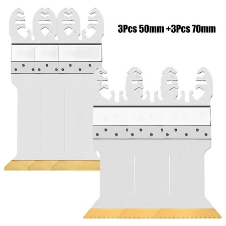 3/6pcs Titanium Oscillating Multitool Saw Blade Multi cut blades for Wood Metal
3/6pcs Titanium Oscillating Multitool Saw Blade Multi cut blades for Wood Metal