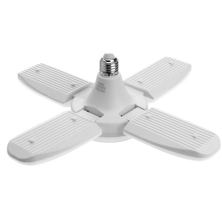 NUOLUX 60W 4 Blades 3000K LED Bulbs Foldable Fan Lamp Warm White Light Color Collapsible Four-leaf Clover Style Light for Garage Dining Room(White)
NUOLUX 60W 4 Blades 3000K LED Bulbs Foldable Fan Lamp Warm White Light Color Collapsible Four-leaf Clover Style Light for Garage Dining Room(White)