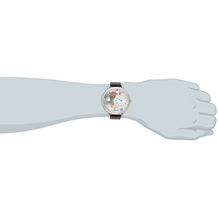 Whimsical Watches Unisex U0910006 Imitation Birthstone: June Purple Leather Watch