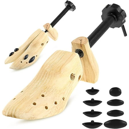 LANGM Premium Professional 2-Way Wooden Shoe Stretcher for Men Pair of 2-Way Adjustable Shoe Expander Shoe Tree Widener for Wide Feet Bunions
LANGM Premium Professional 2-Way Wooden Shoe Stretcher for Men Pair of 2-Way Adjustable Shoe Expander Shoe Tree Widener for Wide Feet Bunions