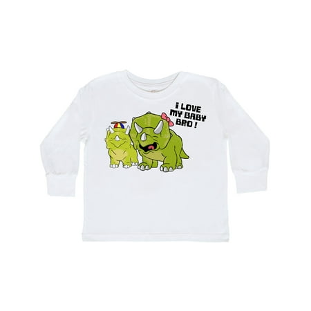 Inktastic I Love my Baby Bro with Baby Triceratops Gift Toddler Boy or Toddler Girl Long Sleeve T-Shirt
Inktastic I Love my Baby Bro with Baby Triceratops Gift Toddler Boy or Toddler Girl Long Sleeve T-Shirt