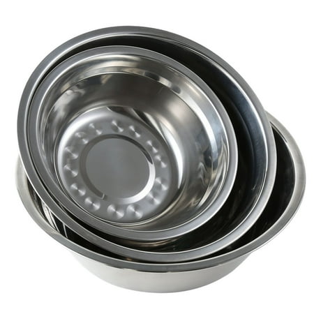 stainless steel bowls 3 Pcs Stainless Steel Soup Plates Rice Bowls Smooth Noodle Bowls (Silver)
stainless steel bowls 3 Pcs Stainless Steel Soup Plates Rice Bowls Smooth Noodle Bowls (Silver)