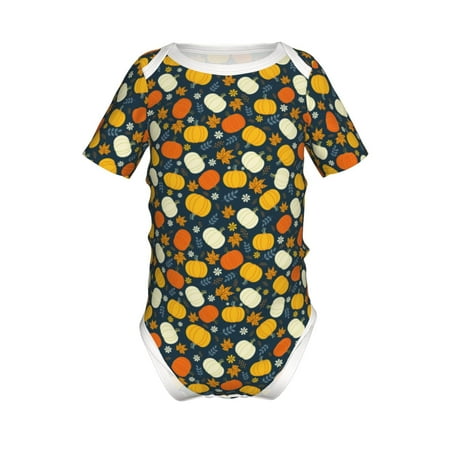 Lukts Autumn Pumpkin Maple Leaf Plants Print Baby Short Sleeve Romper Onesie for Newborn Baby Boys and Girls-12 Months
Lukts Autumn Pumpkin Maple Leaf Plants Print Baby Short Sleeve Romper Onesie for Newborn Baby Boys and Girls-12 Months