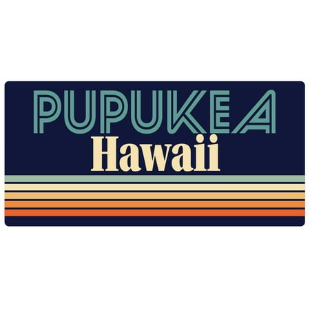 Pupukea Hawaii 5 x 2.5-Inch Fridge Magnet Retro Design
