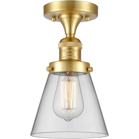 Satin Gold Tone Semi Flush 7 Wide Steel/Cast Brass/Glass Medium Base LED 1 Light Fixture
Satin Gold Tone Semi Flush 7 Wide Steel/Cast Brass/Glass Medium Base LED 1 Light Fixture