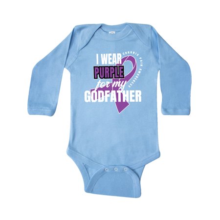 Inktastic Chronic Pain I Wear Purple For My Godfather Gift Baby Boy or Baby Girl Long Sleeve Bodysuit
Inktastic Chronic Pain I Wear Purple For My Godfather Gift Baby Boy or Baby Girl Long Sleeve Bodysuit