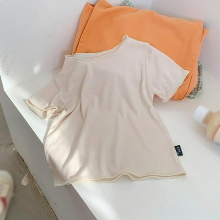 6 Colors Solid Children T-shirt for Boys Girls Cotton Summer Kids Tops Tees Girl Short Sleeve Casual Wear T-shirts
6 Colors Solid Children T-shirt for Boys Girls Cotton Summer Kids Tops Tees Girl Short Sleeve Casual Wear T-shirts