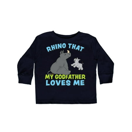 Inktastic Rhino That My Godfather Loves Me with Cute Rhinos Gift Toddler Boy or Toddler Girl Long Sleeve T-Shirt
Inktastic Rhino That My Godfather Loves Me with Cute Rhinos Gift Toddler Boy or Toddler Girl Long Sleeve T-Shirt