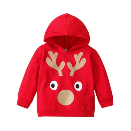 Canrulo Toddler Infant Baby Girls Christmas Hooded Sweatshirt Deer Santa Claus Print Long Sleeve Pullover Red 18-24 Months
Canrulo Toddler Infant Baby Girls Christmas Hooded Sweatshirt Deer Santa Claus Print Long Sleeve Pullover Red 18-24 Months