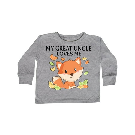 Inktastic My Great Uncle Loves Me- little fox Gift Toddler Boy or Toddler Girl Long Sleeve T-Shirt
Inktastic My Great Uncle Loves Me- little fox Gift Toddler Boy or Toddler Girl Long Sleeve T-Shirt