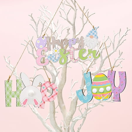 Xunyuan Easter Pendant Smooth Lines Letter Design Wood Adorable Bunny Spring Decoration Plaque for Shop
Xunyuan Easter Pendant Smooth Lines Letter Design Wood Adorable Bunny Spring Decoration Plaque for Shop