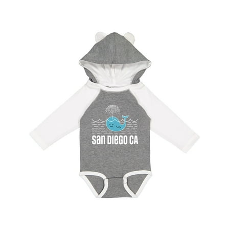 Inktastic San Diego California Whale Gift Baby Boy or Baby Girl Long Sleeve Bodysuit
Inktastic San Diego California Whale Gift Baby Boy or Baby Girl Long Sleeve Bodysuit
