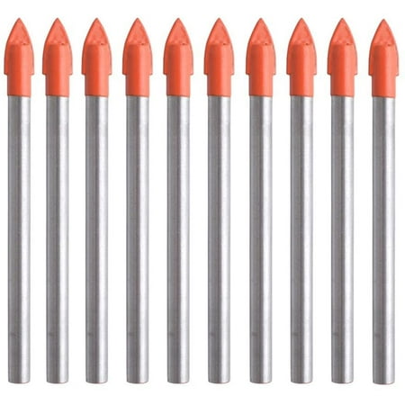 10 Steel Drill Bit For Ceramic Glass Tile Marble And Mirror 6Mm Tungsten Carbide Tip For Hard And Fragile Materials
10 Steel Drill Bit For Ceramic Glass Tile Marble And Mirror 6Mm Tungsten Carbide Tip For Hard And Fragile Materials