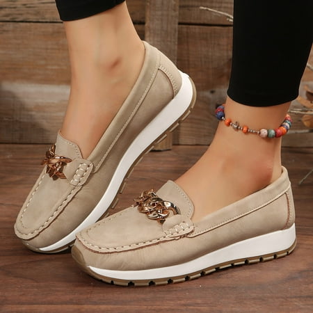 Cathalem Casual Slip on Shoes for Women with Arch Support Leisure Women Artificial Leather Casual Closed Toe Shoes for Women B 8.5
Cathalem Casual Slip on Shoes for Women with Arch Support Leisure Women Artificial Leather Casual Closed Toe Shoes for Women B 8.5