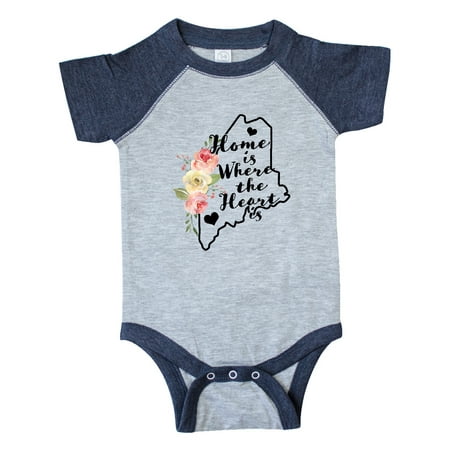 Inktastic Maine Home is Where the Heart is with Watercolor Floral Gift Baby Boy or Baby Girl Bodysuit
Inktastic Maine Home is Where the Heart is with Watercolor Floral Gift Baby Boy or Baby Girl Bodysuit