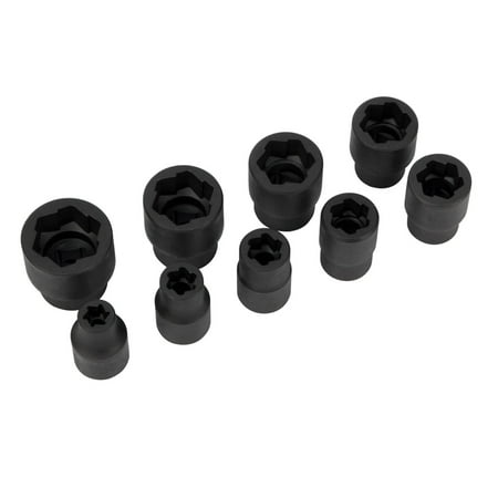 Performance Tool W38916 9pc 3/8 Dr SAE Bolt Extractor
