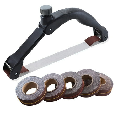 Hand- Bow-Shaped Sandpaper Rack -Shaped Belt Rack Belt Roll Set Small Manual Grinding and Polishing Tool
Hand- Bow-Shaped Sandpaper Rack -Shaped Belt Rack Belt Roll Set Small Manual Grinding and Polishing Tool