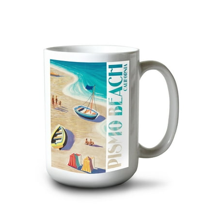 Lantern Press 15 fl oz Ceramic Mug Pismo Beach California Beach Please Tropical Fronds and Leaves Dishwasher & Microwave Safe
Lantern Press 15 fl oz Ceramic Mug Pismo Beach California Beach Please Tropical Fronds and Leaves Dishwasher & Microwave Safe