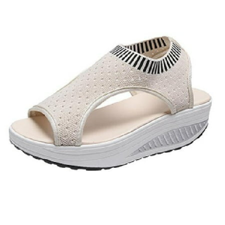Women s Platform Sandals Non-Slip Hollow Mesh Sandals Slip On Peep Toe Plus Size Wedge Sandals Indoor Outdoor Ladies Summer Casual Shoes Beige 10.5
Women s Platform Sandals Non-Slip Hollow Mesh Sandals Slip On Peep Toe Plus Size Wedge Sandals Indoor Outdoor Ladies Summer Casual Shoes Beige 10.5