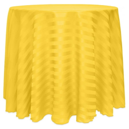 Ultimate Textile (5 Pack) Satin-Stripe 102-Inch Round Tablecloth - for Wedding and Catering Hotel or Home Dining use Goldenrod Yellow
Ultimate Textile (5 Pack) Satin-Stripe 102-Inch Round Tablecloth - for Wedding and Catering Hotel or Home Dining use Goldenrod Yellow