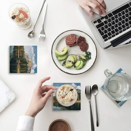 KXMDXA Natural landscape Mountains and Lakes Set of 6 Coaster for Drinks Absorbent Ceramic Stone Coasters Cup Mat with Cork Base for Home Kitchen Room Coffee Table Bar Decor
KXMDXA Natural landscape Mountains and Lakes Set of 6 Coaster for Drinks Absorbent Ceramic Stone Coasters Cup Mat with Cork Base for Home Kitchen Room Coffee Table Bar Decor