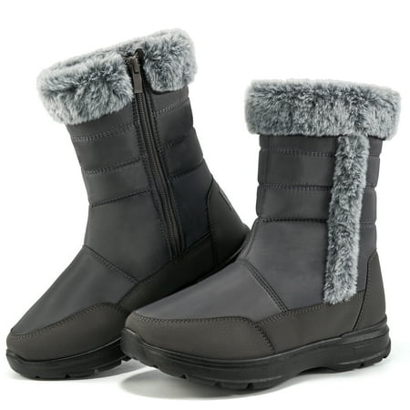 Women s Mid Calf Waterproof Winter Snow Boots Warm Faux Fur Lined Fashion Hiking Boots
Women s Mid Calf Waterproof Winter Snow Boots Warm Faux Fur Lined Fashion Hiking Boots