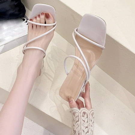 Women s Shoes High-heeled -heeled Fashion Direction Toe Outer Wear Solid Color Sandals Note Please Buy One Or Two Sizes Larger
Women s Shoes High-heeled -heeled Fashion Direction Toe Outer Wear Solid Color Sandals Note Please Buy One Or Two Sizes Larger