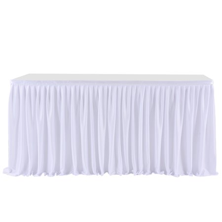 Table Skirt Pleated Ruffle Tablecloth For Wedding Birthday Party Baby Shower Table Decoration
Table Skirt Pleated Ruffle Tablecloth For Wedding Birthday Party Baby Shower Table Decoration