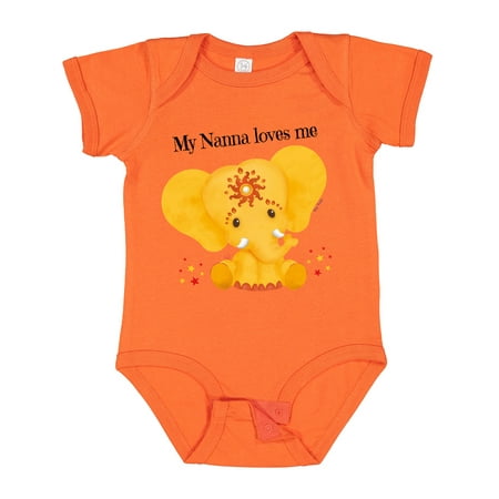 Inktastic My Nanna Loves Me Yellow Elephant Stars Gift Baby Boy or Baby Girl Bodysuit
Inktastic My Nanna Loves Me Yellow Elephant Stars Gift Baby Boy or Baby Girl Bodysuit