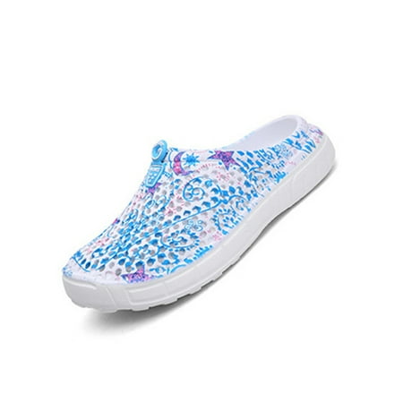 Lacyhop Womens Sandals Beach Clogs Summer Garden Shoes House Quick Dry Slippers Flower Print Slip On Mules Blue 8
Lacyhop Womens Sandals Beach Clogs Summer Garden Shoes House Quick Dry Slippers Flower Print Slip On Mules Blue 8