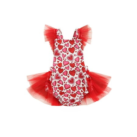Chollius Baby Girls Romper Tutu Dress Heart Pattern Lace Hollow Out Ruffle Tulle Bodysuit Skirt Sleeveless Suspender Jumpsuit
Chollius Baby Girls Romper Tutu Dress Heart Pattern Lace Hollow Out Ruffle Tulle Bodysuit Skirt Sleeveless Suspender Jumpsuit