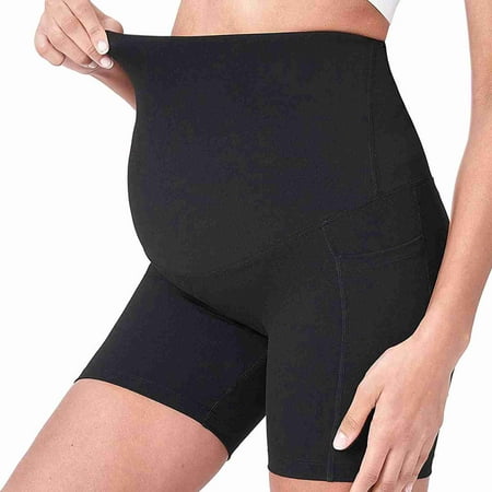 iMounTEK Women Maternity Shorts Seamless No Rub Pregnancy Underwear Shapewear Fitness Yoga Running Shorts with Two Side Pockets(Black&M)
iMounTEK Women Maternity Shorts Seamless No Rub Pregnancy Underwear Shapewear Fitness Yoga Running Shorts with Two Side Pockets(Black&M)