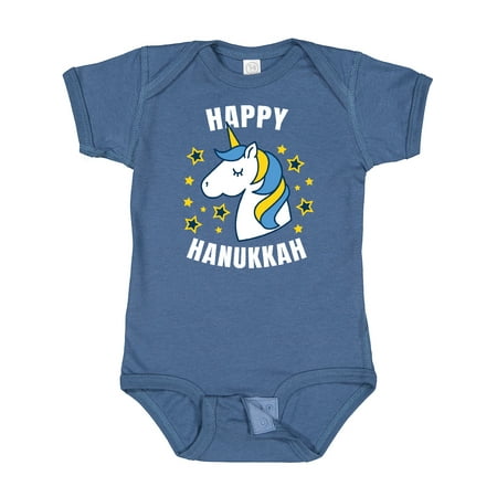Inktastic Happy Hanukkah Unicorn in Gold and Yellow with Stars Gift Baby Boy or Baby Girl Bodysuit
Inktastic Happy Hanukkah Unicorn in Gold and Yellow with Stars Gift Baby Boy or Baby Girl Bodysuit
