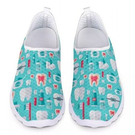 Breathable Female Flats Nurse Sneakers Fashion Women Summer Mesh Shoe 3D Cartoon Dentist/Tooth Pattern Zapatos Mujer
Breathable Female Flats Nurse Sneakers Fashion Women Summer Mesh Shoe 3D Cartoon Dentist/Tooth Pattern Zapatos Mujer