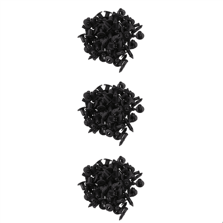 6mm x 12mm Plastic Rivets Car Push Clips 150 Pcs