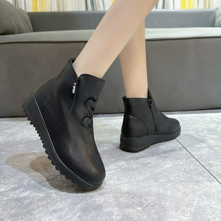 Cathalem Womens Winter Boots Wide Width Winter Short Boots Fashion Women Shoes Flat Cotton Shoes Plush Warm Fashion Boots Women Shoes Black 6.50
Cathalem Womens Winter Boots Wide Width Winter Short Boots Fashion Women Shoes Flat Cotton Shoes Plush Warm Fashion Boots Women Shoes Black 6.50