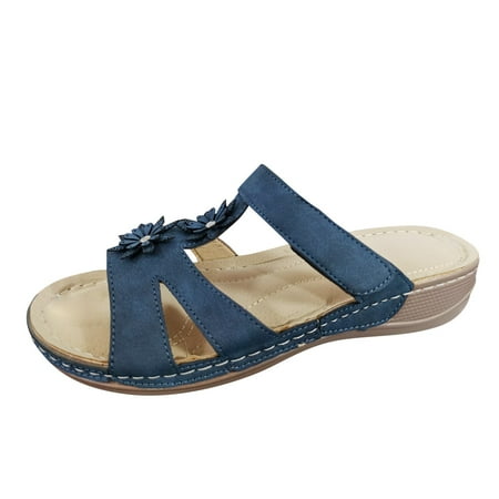 NECHOLOGY Cow Print Sandals for Women Wedges Breathable Thick Summer Leisure Shoes Slip on Sandals for Women Memory Foam Navy 8.5
NECHOLOGY Cow Print Sandals for Women Wedges Breathable Thick Summer Leisure Shoes Slip on Sandals for Women Memory Foam Navy 8.5