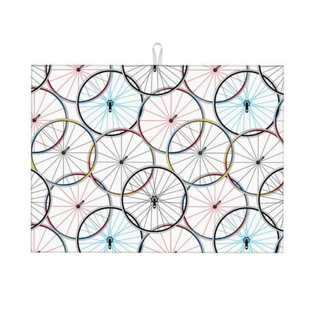 Dish Drying Mat Bike wheel Pattern red Highly Absorbent Microfiber Drying Mat Kitchen Counter or Sink Drawer Liner 16x18 Kitchen Drying Mat Coffee Mat Kitchen Essentials
Dish Drying Mat Bike wheel Pattern red Highly Absorbent Microfiber Drying Mat Kitchen Counter or Sink Drawer Liner 16x18 Kitchen Drying Mat Coffee Mat Kitchen Essentials