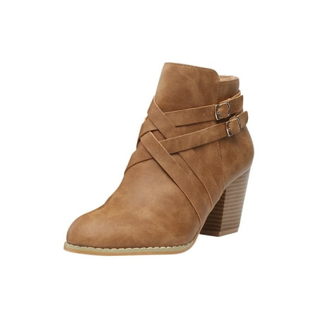 Winter Boots for Women Women Ankle Boots Solid Color Fashion Square High Heel Pointed Zip Shoes Cross Straps Belt Buckle
Winter Boots for Women Women Ankle Boots Solid Color Fashion Square High Heel Pointed Zip Shoes Cross Straps Belt Buckle