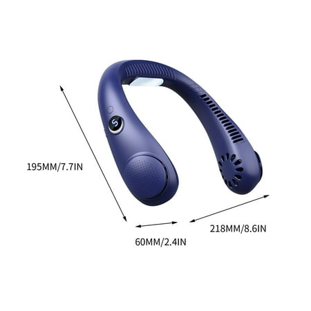 Li HB Store LED Digital Display USB Silicone Fan Silent Sports Portable Leaf Less Electric Fan Hanging Neck Lazy Portable Outdoor Fan Small home appliances clearance Blue
Li HB Store LED Digital Display USB Silicone Fan Silent Sports Portable Leaf Less Electric Fan Hanging Neck Lazy Portable Outdoor Fan Small home appliances clearance Blue